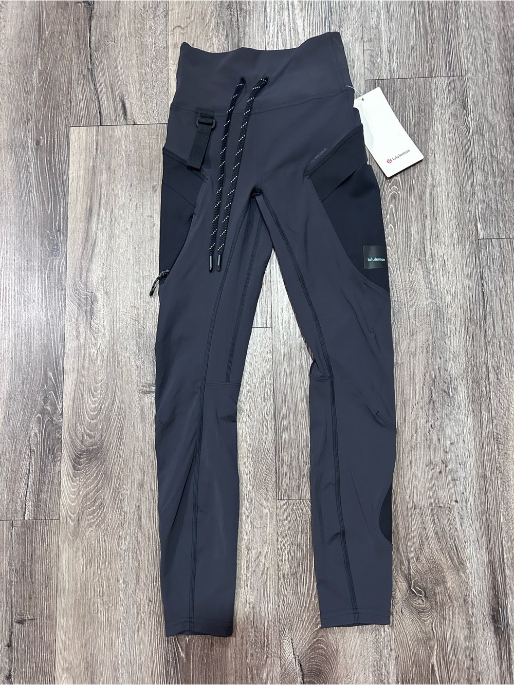 lululemon athletica Black Cargo High-Rise Leggings